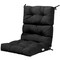 Tufted Outdoor Patio Chair Seating Pad with 4 Attached String Ties